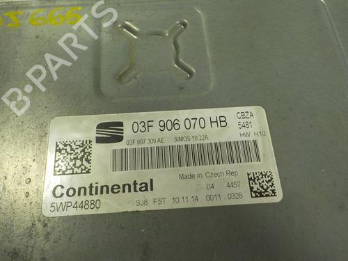 Engine control unit (ECU) SEAT IBIZA IV (6J5, 6P1)  | BP16073638M57 