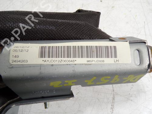 Venstre gardin kollisjonspute NISSAN QASHQAI / QASHQAI +2 I (J10, NJ10, JJ10E) 1.6 dCi | BP8630135C11 