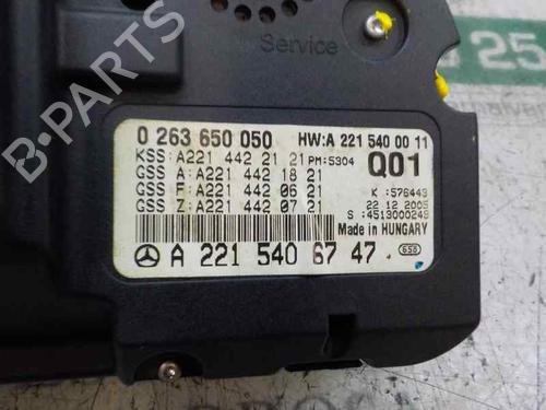 Instrument cluster MERCEDES-BENZ S-CLASS (W221, V221)  | BP4745586C47 