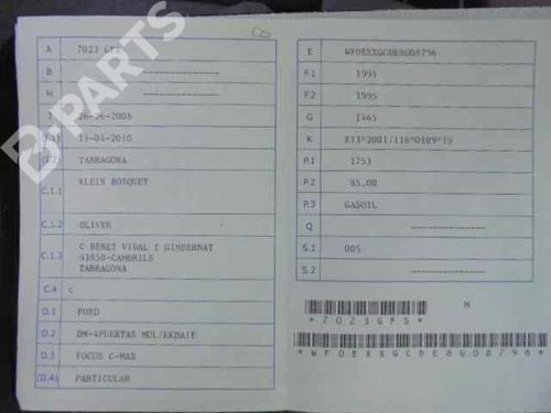 Front right interior door handle FORD C-MAX (DM2) 1.8 TDCi | BP4005237I14  - Image 8