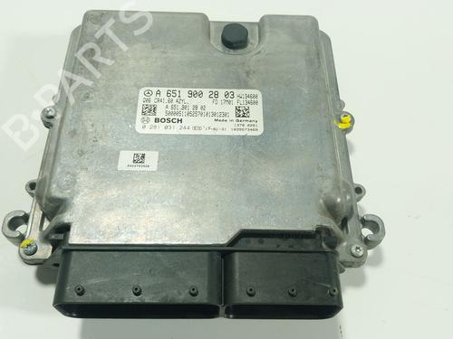 Used Engine control unit (ECU) Engine control unit (ECU) MERCEDES-BENZ VITO Tourer (W447) 114 CDI / 114 BlueTEC (447.701, 447.703, 447.705) (136 hp) 28511166 28511166