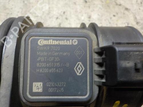 Mass air flow sensor RENAULT KANGOO / GRAND KANGOO II (KW0/1_)  | BP3853164M95 