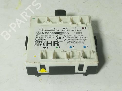 Used Electronic module Electronic module MERCEDES-BENZ C-CLASS (W205) C 220 BlueTEC / d (205.002, 205.004) (170 hp) 39387074 39387074