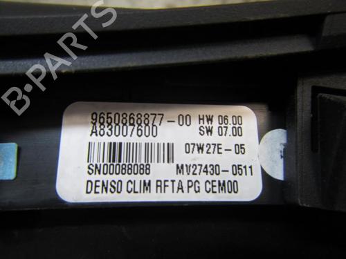 AC Styreenhet / Manøvreringsenhet CITROËN C4 Grand Picasso I (UA_) 1.6 HDi | BP3841609I5