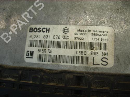 Engine control unit (ECU) OPEL ASTRA G Saloon (T98)  | BP3772866M57 