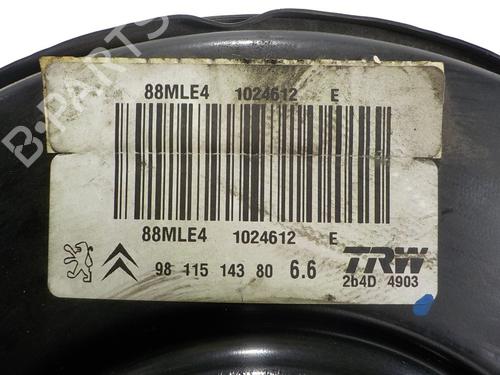 Servo brake CITROËN C-ELYSEE (DD_) 1.6 BlueHDi 100 | BP11826776M42 