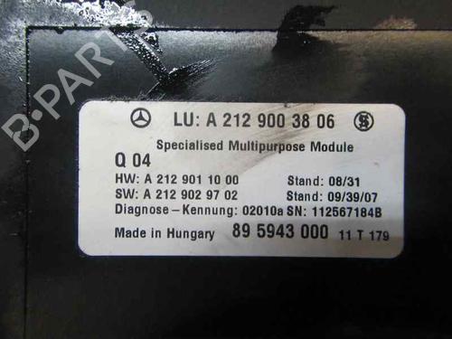Electronic module MERCEDES-BENZ E-CLASS (W212)  | BP3862192M83