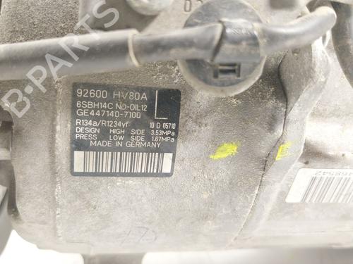 AC compressor NISSAN QASHQAI II SUV (J11, J11_) 1.3 DIG-T | BP27315393M34 