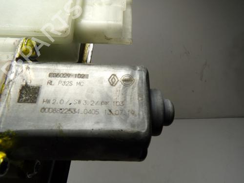 Rudehejsemekanisme venstre bagtil NISSAN QASHQAI II (J11, J11_)  | BP13750159C24 