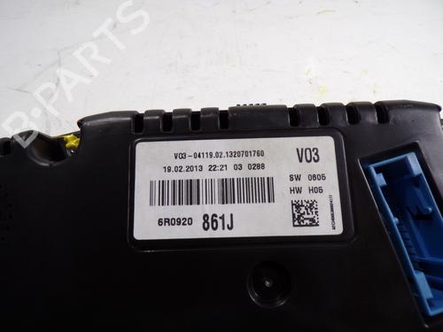 Instrument cluster VW POLO V (6R1, 6C1) 1.6 TDI | BP7818582C47