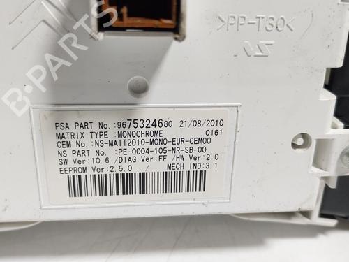 Instrument cluster PEUGEOT 508 I (8D_) 2.0 HDi | BP26291506C47 