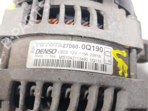 Alternator TOYOTA AYGO (_B4_) 1.0 VVTi (KGB40) | BP29608439M7  - Image 5