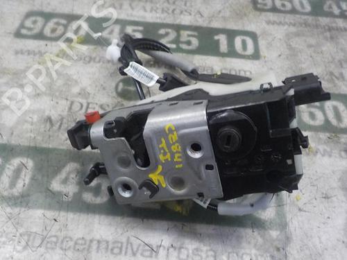 Fechadura trás esquerda PEUGEOT 2008 I (CU_) 1.6 BlueHDi 100 (100 hp) 4001703