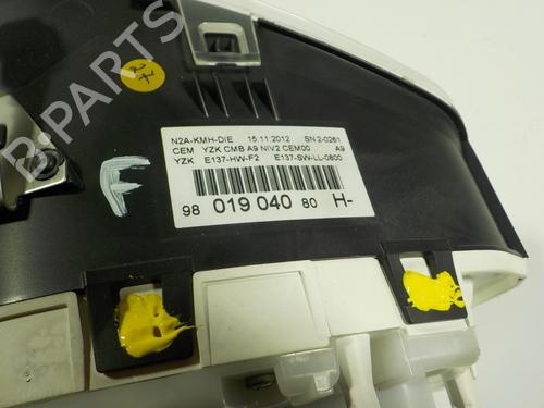 Instrument cluster PEUGEOT 208 I (CA_, CC_) 1.4 HDi | BP11252084C47