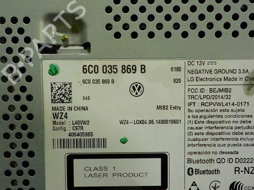 Radio VW POLO V (6R1, 6C1) 1.4 TDI | BP13318909E6 