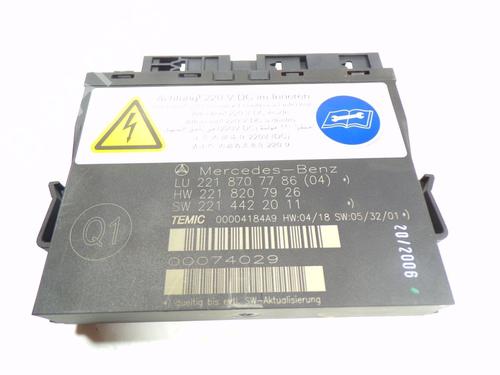 Used Electronic module Electronic module MERCEDES-BENZ S-CLASS (W221, V221) S 320 CDI (211 hp) 8493127 8493127