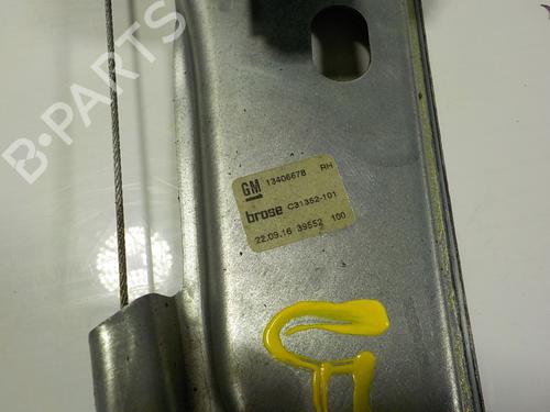 Rear right window mechanism OPEL ASTRA K (B16)  | BP13569787C25 