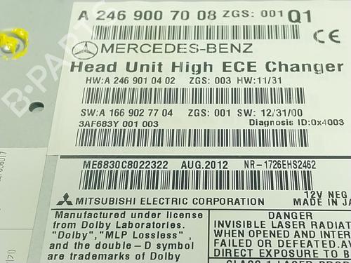 Electronic module MERCEDES-BENZ CLA Coupe (C117) CLA 250 (117.344) | BP22940651M83