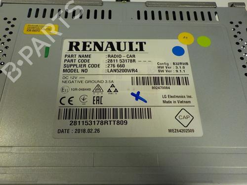 Radio RENAULT CAPTUR I (J5_, H5_)  | BP11191456E6 