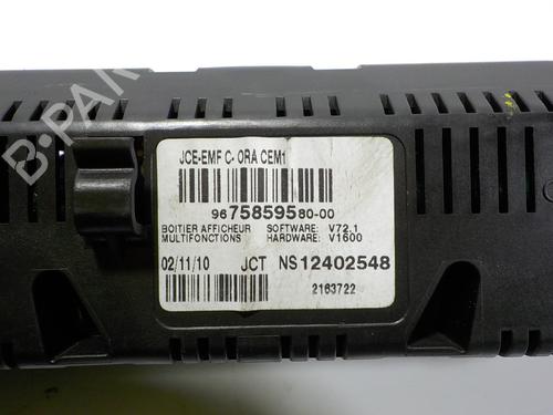 Display monitor PEUGEOT RCZ  | BP12137988C48 