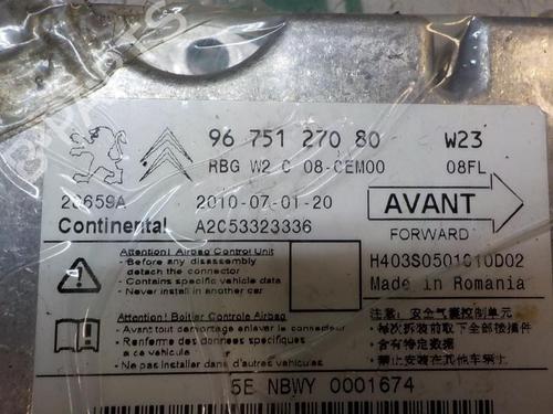 ECU airbags PEUGEOT 508 I (8D_) 2.0 HDi | BP3870999M53 