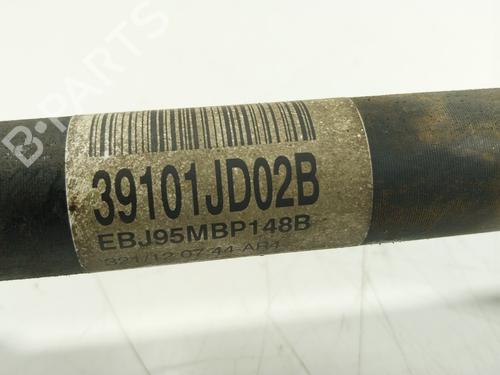 Left front driveshaft NISSAN QASHQAI / QASHQAI +2 I (J10, NJ10, JJ10E)  | BP27334339M38 