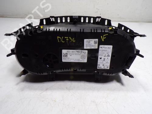 Instrument cluster VW GOLF VII (5G1, BQ1, BE1, BE2) 1.5 TSI | BP16165448C47 