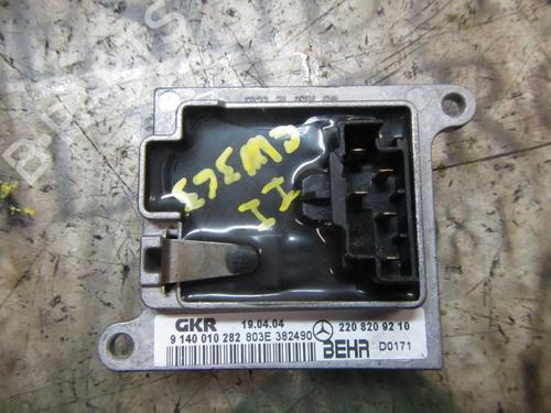 Used Heater resistor MERCEDES-BENZ M-CLASS (W163) [1998-2005]  11643745