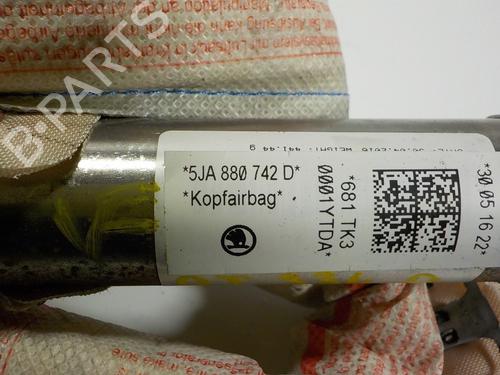 Right curtain airbag SEAT TOLEDO IV (KG3)  | BP11686052C12 