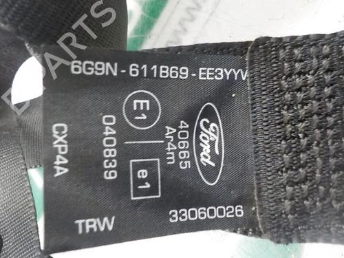 Rear right seatbelt FORD MONDEO IV (BA7) 2.0 TDCi | BP6618646I28 