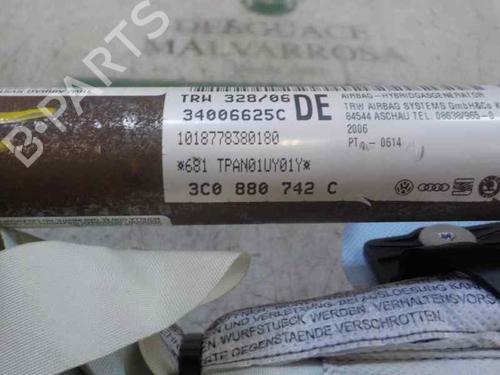 Right curtain airbag VW PASSAT B6 (3C2) 2.0 TDI 16V | BP6046539C12 