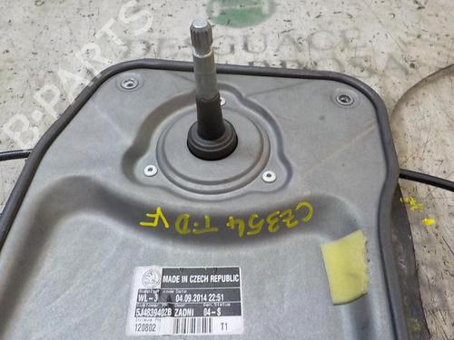 Rudehejsemekanisme Højre bagtil SKODA FABIA II (542) 1.2 | BP3857093C25 