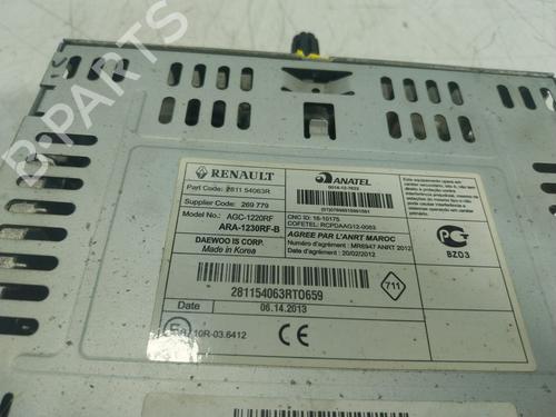 Radio RENAULT KANGOO / GRAND KANGOO II (KW0/1_) 1.5 dCi 75 (KW07, KW10, KW04) | BP19178834E6 