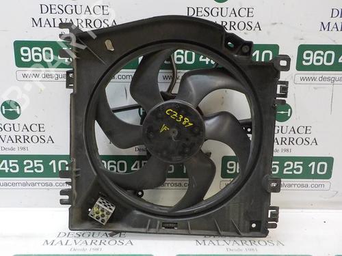 Used Radiator fan RENAULT CLIO III (BR0/1, CR0/1) 1.2 16V (BR02, BR0J, BR11, CR02, CR0J, CR11) (75 hp) 3872142