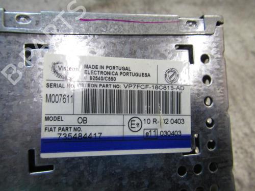 Radio FIAT BRAVO II (198_) 1.9 D Multijet (198AXB1A) | BP3842934E6 