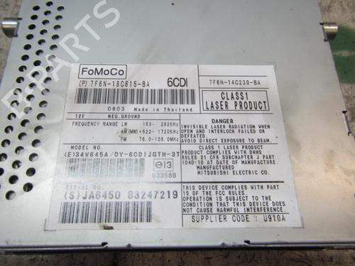 Radio JAGUAR XF I (X250) 2.7 D | BP4005625E6