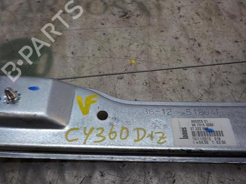 Front left window mechanism PEUGEOT 208 I (CA_, CC_) 1.6 HDi | BP3848053C22 