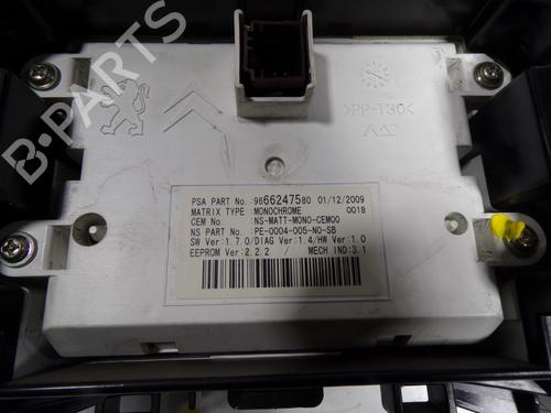 Instrument cluster PEUGEOT 3008 I MPV (0U_)  | BP8121980C47 