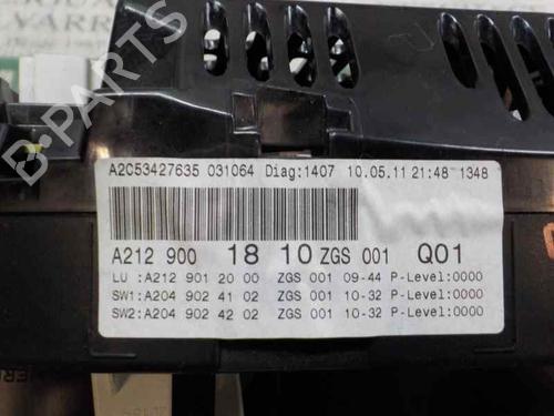 Instrument cluster MERCEDES-BENZ E-CLASS Coupe (C207)  | BP7886082C47 