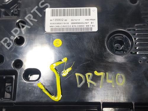 Instrument cluster CITROËN GRAND C4 SPACETOURER (3A_, 3E_)  | BP28689959C47 