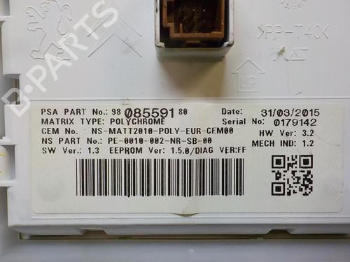Instrument cluster PEUGEOT 2008 I (CU_)  | BP3856647C47 