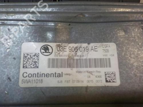 Engine control unit (ECU) SKODA FABIA II (542)  | BP3997574M57 
