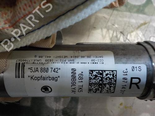 Right curtain airbag SEAT TOLEDO IV (KG3)  | BP3858631C12 