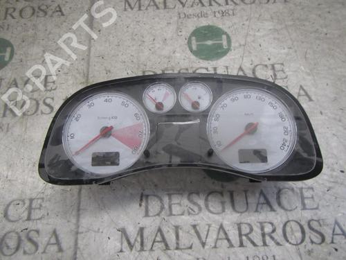 Used Instrument cluster PEUGEOT 307 CC (3B) 1.6 16V (110 hp) 3830975