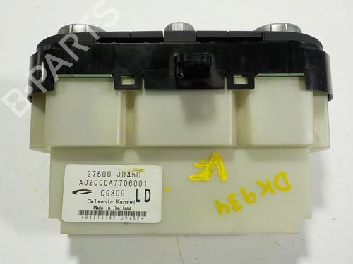 AC Styreenhet / Manøvreringsenhet NISSAN QASHQAI / QASHQAI +2 I (J10, NJ10, JJ10E)  | BP13294772I5 