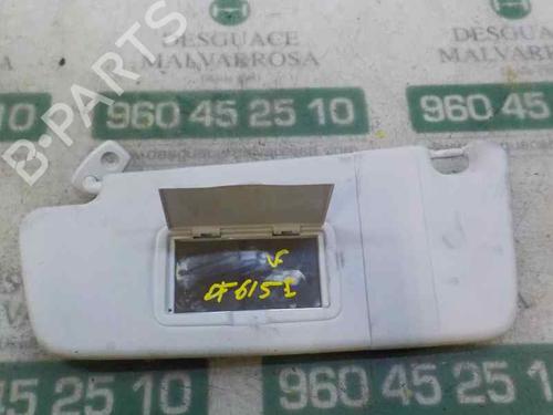 Left sun visor OPEL CORSA E (X15) [2014-2024]  6153560