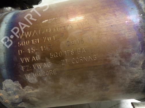 Catalyst VW GOLF VII (5G1, BQ1, BE1, BE2) 1.4 TSI | BP15066929M10