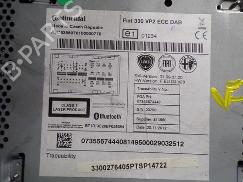 Radio FIAT 500L (351_, 352_)  | BP15066787E6 