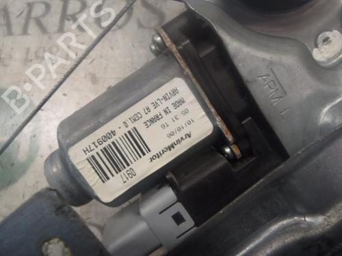 Front left window mechanism PEUGEOT 207 (WA_, WC_)  | BP3809226C22 