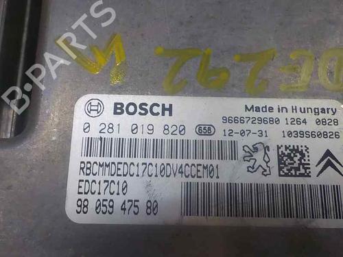 Engine control unit (ECU) PEUGEOT 208 I (CA_, CC_) 1.4 HDi | BP4972774M57 